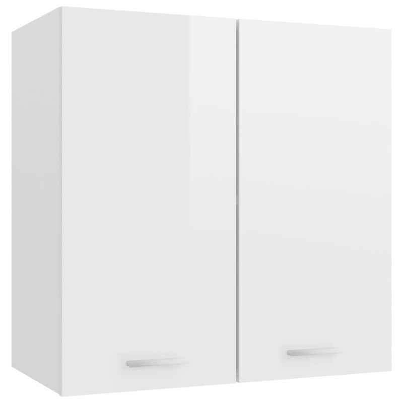 vidaXL Hängeschrank Hochglanz-Weiß 60x31x60 cm Holzwerkstoff vidaXL Hängeschrank Hochglanz-Weiß 60x31x60 cm Holzwerkstoff