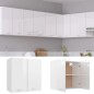 vidaXL Hängeschrank Hochglanz-Weiß 60x31x60 cm Holzwerkstoff vidaXL Hängeschrank Hochglanz-Weiß 60x31x60 cm Holzwerkstoff