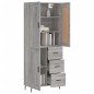 Highboard Grau Sonoma 69,5x34x180 cm Holzwerkstoff Highboard Grau Sonoma 69,5x34x180 cm Holzwerkstoff