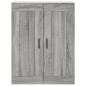 Highboard Grau Sonoma 69,5x34x180 cm Holzwerkstoff Highboard Grau Sonoma 69,5x34x180 cm Holzwerkstoff