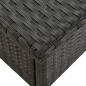 Teetisch Schwarz 50 x 50 x 47 cm Poly Rattan Teetisch Schwarz 50 x 50 x 47 cm Poly Rattan