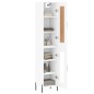 vidaXL Highboard Weiß 34,5x34x180 cm Holzwerkstoff vidaXL Highboard Weiß 34,5x34x180 cm Holzwerkstoff