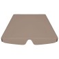 vidaXL Ersatzdach für Hollywoodschaukel Taupe 188/168x145/110 cm vidaXL Ersatzdach für Hollywoodschaukel Taupe 188/168x145/110 cm