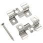 100 Stk. Deckclips mit 200 Schrauben Edelstahl 100 Stk. Deckclips mit 200 Schrauben Edelstahl