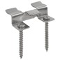 100 Stk. Deckclips mit 200 Schrauben Edelstahl 100 Stk. Deckclips mit 200 Schrauben Edelstahl