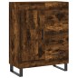 Highboard Räuchereiche 69,5x34x180 cm Holzwerkstoff Highboard Räuchereiche 69,5x34x180 cm Holzwerkstoff