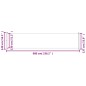 vidaXL Seitenmarkise Ausziehbar 140x600 cm Creme vidaXL Seitenmarkise Ausziehbar 140x600 cm Creme