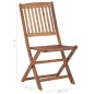vidaXL Klappbare Gartenstühle 4 Stk. Massivholz Akazie vidaXL Klappbare Gartenstühle 4 Stk. Massivholz Akazie