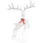 vidaXL LED-Rentier Fliegend Weihnachtsdeko 120 LEDs Weiß Kaltweiß vidaXL LED-Rentier Fliegend Weihnachtsdeko 120 LEDs Weiß Kaltweiß