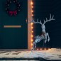 vidaXL LED-Rentier Fliegend Weihnachtsdeko 120 LEDs Weiß Kaltweiß vidaXL LED-Rentier Fliegend Weihnachtsdeko 120 LEDs Weiß Kaltweiß