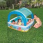 Bestway Spielbecken mit Vordach Blau 140 x 140 x 114 cm 52192 Bestway Spielbecken mit Vordach Blau 140 x 140 x 114 cm 52192