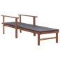 Sonnenliege Poly Rattan und Akazie Massivholz Schwarz Sonnenliege Poly Rattan und Akazie Massivholz Schwarz
