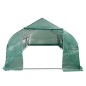 Polytunnel Gewächshaus Begehbar & Mobil Stahlrahmen 18 m² Polytunnel Gewächshaus Begehbar & Mobil Stahlrahmen 18 m²
