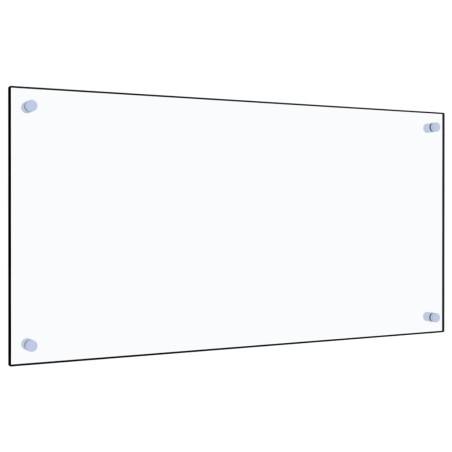Küchenrückwand Transparent 80×40 cm Hartglas