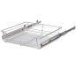 Einbauschublade Korbauszug 2 Stk. Silbern 600 mm Einbauschublade Korbauszug 2 Stk. Silbern 600 mm