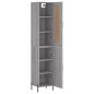 Highboard Grau Sonoma 34,5x34x180 cm Holzwerkstoff Highboard Grau Sonoma 34,5x34x180 cm Holzwerkstoff