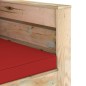 2-tlg. Garten-Lounge-Set mit Kissen Grün Imprägniertes Holz 2-tlg. Garten-Lounge-Set mit Kissen Grün Imprägniertes Holz