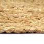 Tischsets 6 Stk. Uni Natur 38 cm Rund Jute Tischsets 6 Stk. Uni Natur 38 cm Rund Jute
