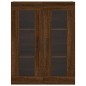 Highboard Braun Eichen-Optik 69,5x34x180 cm Holzwerkstoff Highboard Braun Eichen-Optik 69,5x34x180 cm Holzwerkstoff