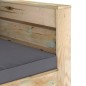 vidaXL 2-tlg. Garten-Lounge-Set mit Kissen Grün Imprägniertes Holz vidaXL 2-tlg. Garten-Lounge-Set mit Kissen Grün Imprägniertes Holz