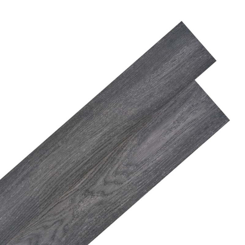 PVC Laminat Dielen Selbstklebend 5,02 m² 2 mm Schwarz und Weiß PVC Laminat Dielen Selbstklebend 5,02 m² 2 mm Schwarz und Weiß