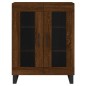 Highboard Braun Eichen-Optik 69,5x34x180 cm Holzwerkstoff Highboard Braun Eichen-Optik 69,5x34x180 cm Holzwerkstoff