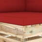 2-Sitzer Outdoor-Sofa mit Kissen Grün Imprägniertes Holz 2-Sitzer Outdoor-Sofa mit Kissen Grün Imprägniertes Holz