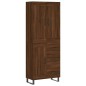 Highboard Braun Eichen-Optik 69,5x34x180 cm Holzwerkstoff Highboard Braun Eichen-Optik 69,5x34x180 cm Holzwerkstoff