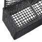 vidaXL Hochbeet mit Rankgitter 3 Töpfe 83×30×130cm Poly Rattan Schwarz vidaXL Hochbeet mit Rankgitter 3 Töpfe 83×30×130cm Poly Rattan Schwarz