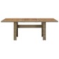 vidaXL Garten-Esstisch Braun 200x100x74 cm Poly Rattan vidaXL Garten-Esstisch Braun 200x100x74 cm Poly Rattan