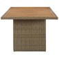 vidaXL Garten-Esstisch Braun 200x100x74 cm Poly Rattan vidaXL Garten-Esstisch Braun 200x100x74 cm Poly Rattan