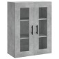Highboard Betongrau 69,5x34x180 cm Holzwerkstoff Highboard Betongrau 69,5x34x180 cm Holzwerkstoff