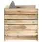 2-tlg. Garten-Lounge-Set mit Kissen Grün Imprägniertes Holz 2-tlg. Garten-Lounge-Set mit Kissen Grün Imprägniertes Holz