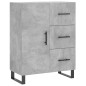 Highboard Betongrau 69,5x34x180 cm Holzwerkstoff Highboard Betongrau 69,5x34x180 cm Holzwerkstoff