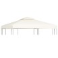 Pavillon-Ersatzdach 310 g/m² Cremeweiß 3x3 m Pavillon-Ersatzdach 310 g/m² Cremeweiß 3x3 m