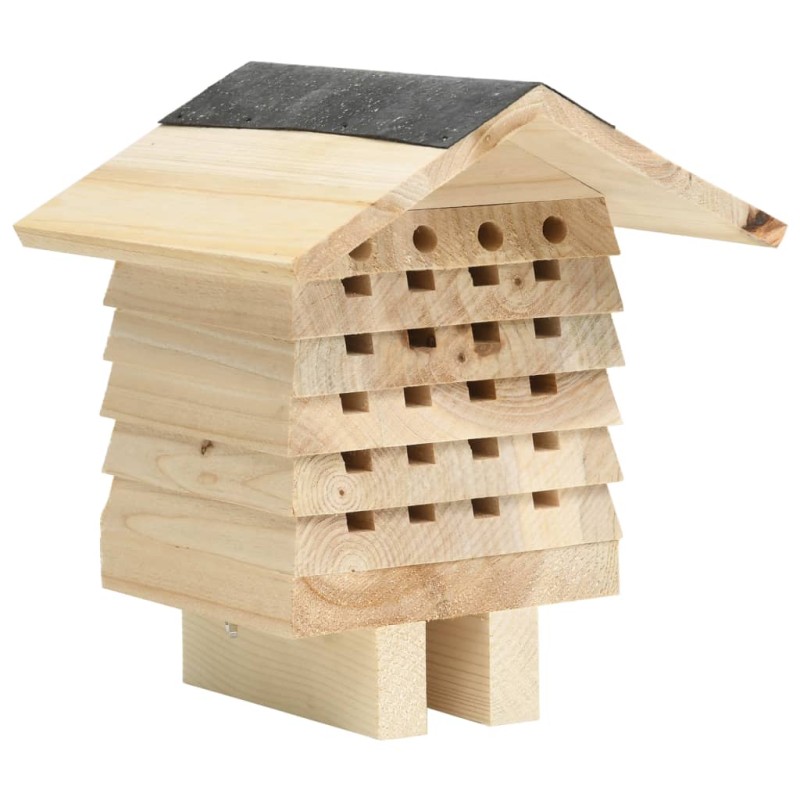 Bienenhotel Tanne Massivholz 22x20x20 cm Bienenhotel Tanne Massivholz 22x20x20 cm