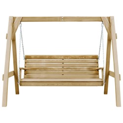 vidaXL Schaukelbank Imprägniertes Kiefernholz 205x150x157 cm