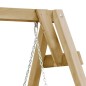 vidaXL Schaukelbank Imprägniertes Kiefernholz 205x150x157 cm vidaXL Schaukelbank Imprägniertes Kiefernholz 205x150x157 cm