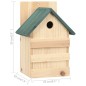 Vogelhäuser 4 Stk. 23x19x33 cm Tannenholz Vogelhäuser 4 Stk. 23x19x33 cm Tannenholz