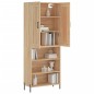 Highboard Sonoma-Eiche 69,5x34x180 cm Holzwerkstoff Highboard Sonoma-Eiche 69,5x34x180 cm Holzwerkstoff