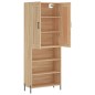 Highboard Sonoma-Eiche 69,5x34x180 cm Holzwerkstoff Highboard Sonoma-Eiche 69,5x34x180 cm Holzwerkstoff