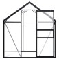 Gewächshaus Anthrazit Aluminium 3,61 m² Gewächshaus Anthrazit Aluminium 3,61 m²