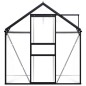 Gewächshaus Anthrazit Aluminium 3,61 m² Gewächshaus Anthrazit Aluminium 3,61 m²