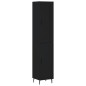 vidaXL Highboard Schwarz 34,5x34x180 cm Holzwerkstoff vidaXL Highboard Schwarz 34,5x34x180 cm Holzwerkstoff
