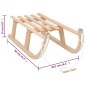 vidaXL Schlitten 90x36,5x25 cm Sperrholz vidaXL Schlitten 90x36,5x25 cm Sperrholz