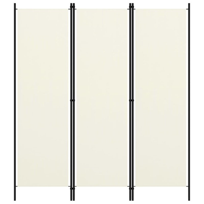 vidaXL 3-tlg. Raumteiler Weiß 150x180 cm vidaXL 3-tlg. Raumteiler Weiß 150x180 cm