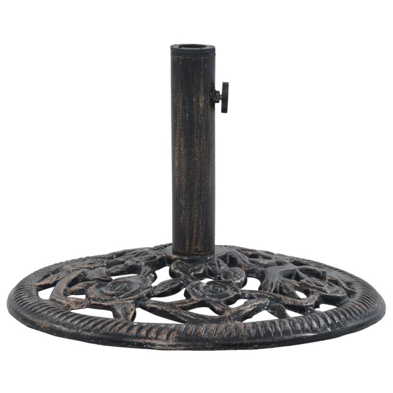 Sonnenschirmständer Bronze 12 kg 48 cm Gusseisen Sonnenschirmständer Bronze 12 kg 48 cm Gusseisen