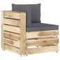 8-tlg. Garten-Lounge-Set mit Kissen Grün Imprägniertes Holz 8-tlg. Garten-Lounge-Set mit Kissen Grün Imprägniertes Holz