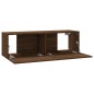 TV-Wandschrank Braun Eiche 100x30x30 cm Holzwerkstoff TV-Wandschrank Braun Eiche 100x30x30 cm Holzwerkstoff