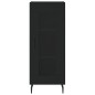 Highboard Schwarz 34,5x34x180 cm Holzwerkstoff Highboard Schwarz 34,5x34x180 cm Holzwerkstoff